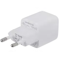30W Dual-Port Wall Charger with GaN Fast Charging (USB-C + USB-A) (AmpSentrix Pro) (220V Euro) (Teal)