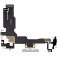 Charging Port Flex Cable For iPhone 15 (Used OEM Pull) (Blue)