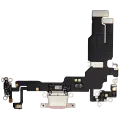 Charging Port Flex Cable For iPhone 15 (Used OEM Pull) (Pink)