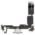 Charging Port Flex Cable For iPhone 15 Plus (Used OEM Pull) (Green)