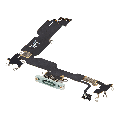 Charging Port Flex Cable For iPhone 15 Plus (Used OEM Pull) (Green)