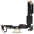 Charging Port Flex Cable For iPhone 15 Plus (Used OEM Pull) (Yellow)