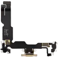 Charging Port Flex Cable For iPhone 15 Plus (Used OEM Pull) (Yellow)
