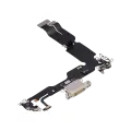 Charging Port Flex Cable For iPhone 15 Plus (Used OEM Pull) (Yellow)