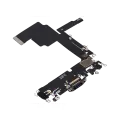 Charging Port Flex Cable For iPhone 15 Pro (Used OEM Pull) (Black Titanium)