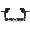 Charging Port Flex Cable For iPhone 15 Pro (Used OEM Pull) (Natural Titanium)