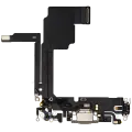 Charging Port Flex Cable For iPhone 15 Pro (Used OEM Pull) (Natural Titanium)