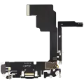 Charging Port Flex Cable For iPhone 15 Pro (Used OEM Pull) (Blue Titanium)
