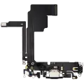 Charging Port Flex Cable For iPhone 15 Pro (Used OEM Pull) (Blue Titanium)