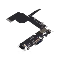 Charging Port Flex Cable For iPhone 15 Pro (Used OEM Pull) (Blue Titanium)