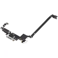 Charging Port Flex Cable For iPhone 17 Pro Max (Used OEM Pull) (US Version) (Silver)