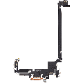 Charging Port Flex Cable For iPhone 17 Pro Max (Used OEM Pull) (US Version) (Cosmic Orange)