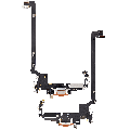 Charging Port Flex Cable For iPhone 17 Pro Max (Used OEM Pull) (US Version) (Cosmic Orange)