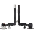 Charging Port Flex Cable For iPhone 16 Pro Max (Used OEM Pull) (White Titanium)