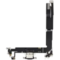 Charging Port Flex Cable For iPhone 16 Plus (Used OEM Pull) (Black)