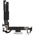 Charging Port Flex Cable For iPhone 16 (Used OEM Pull) (White)