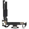 Charging Port Flex Cable For iPhone 16 (Used OEM Pull) (Black)