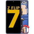 Inner OLED Assembly With Frame For Samsung Galaxy Z Flip 7 5G (US Version) (Refurbished) (Blue Shadow)