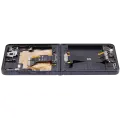 Inner OLED Assembly With Frame For Samsung Galaxy Z Flip 7 5G (US Version) (Refurbished) (Jet Black)