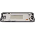 OLED Assembly With Frame For Samsung Galaxy A37 5G (A376 / 2026) (Refurbished) (Charkoal)