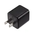 30W Dual-Port Wall Charger with GaN Fast Charging (USB-C + USB-A) (AmpSentrix Pro) (Black Titanium)