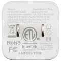30W Dual-Port Wall Charger with GaN Fast Charging (USB-C + USB-A) (AmpSentrix Pro) (Teal)