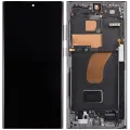 OLED Assembly With Frame For Samsung Galaxy S23 Ultra (US & International) (Aftermarket Plus) (120Hz) (Green)