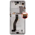 OLED Assembly With Frame For Samsung Galaxy S21 Ultra 5G (Aftermarket Plus) (120Hz) (Phantom Silver)