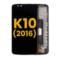 LCD Assembly With Frame For LG K10 (2016) (Refurbished) (Black)