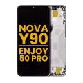 LCD Assembly With Frame For Huawei Nova Y90 / Enjoy 50 Pro (Refurbished) (Pearl White)