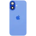 Back Glass w/ MagSafe Magnet & NFC & Flashlight Flex For iPhone 16 (Genuine OEM) (Ultramarine)