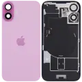 Back Glass w/ MagSafe Magnet & NFC & Flashlight Flex For iPhone 16 Plus (Genuine OEM) (Pink)
