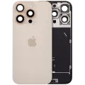Back Glass w/ MagSafe Magnet & NFC & Flashlight Flex For IPhone 16 Pro (Genuine OEM) (Desert Titanium)