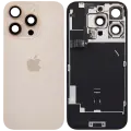 Back Glass w/ MagSafe Magnet & NFC & Flashlight Flex For IPhone 16 Pro (Genuine OEM) (Desert Titanium)