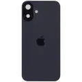 Back Glass w/ MagSafe Magnet & NFC & Flashlight Flex For iPhone 16 plus (Genuine OEM) (UK / EU Version) (Black)