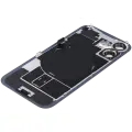 Back Glass w/ MagSafe Magnet & NFC & Flashlight Flex For iPhone 16 plus (Genuine OEM) (UK / EU Version) (Black)