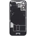 Back Glass w/ MagSafe Magnet & NFC & Flashlight Flex For iPhone 16 plus (Genuine OEM) (UK / EU Version) (Ultramarine)