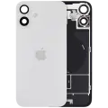 Back Glass w/ MagSafe Magnet & NFC & Flashlight Flex For iPhone 16 plus (Genuine OEM) (UK / EU Version) (White)