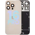Back Glass w/ MagSafe Magnet & NFC & Flashlight Flex For iPhone 16 Pro (Service Pack) (Desert Titanium)