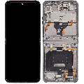 OLED Assembly With Frame For Motorola Razr 2026 / Razr 70 (XT2657 / 2026) (Refurbished) (Hematite)