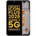 LCD Assembly With Frame For Cricket lcon Plus (2026) (SN333C) / AT&T Verge 2 5G (Refurbished) (All Colors)