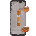 LCD Assembly With Frame For Cricket lcon Plus (2026) (SN333C) / AT&T Verge 2 5G (Refurbished) (All Colors)