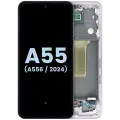 OLED Assembly With Frame For Samsung Galaxy A55 (A556 / 2024) (Service Pack) (Lilac)