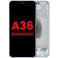 OLED Assembly With Frame For Samsung Galaxy A36 5G (A366 / 2025) (Aftermarket Plus) (Lavender)