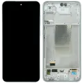 OLED Assembly With Frame For Samsung Galaxy A36 5G (A366 / 2025) (Aftermarket Plus) (White)