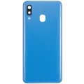 Back Cover Glass With Camera Lens For Samsung Galaxy A40 (A405 / 2019) (Aftermarket Plus) (Blue)