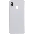 Back Cover Glass With Camera Lens For Samsung Galaxy A40 (A405 / 2019) (Aftermarket Plus) (White)
