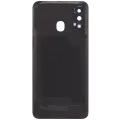 Back Cover Glass With Camera Lens For Samsung Galaxy A40 (A405 / 2019) (Aftermarket Plus) (Black)