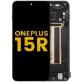 OLED Assembly With Frame For OnePlus 15R (Refurbished) (Charcoal Black)