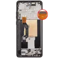 OLED Assembly With Frame Compatible For Motorola Moto G Stylus 5G (XT2619/2026) (Refurbished) (Coal Smoke)